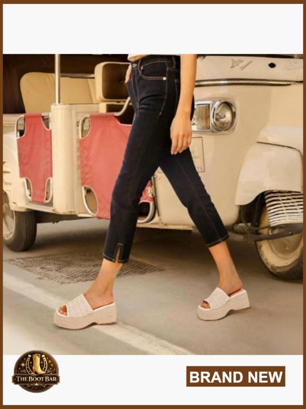 Platform Espadrille Wedge Sandals Slip On Flatform Summer Shoes - Picture 6 of 7
